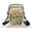 Easter Egg Daisy, variant on HELLHERO Colorful Owl Pattern 2 Zippers Adjustable Shoulder Strap Crossbody Bag for Unisex Outdoor Daily Use Crossbody Sling Bag Polyester 4.33x1.97x7.09