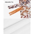 thumbnail image 6 of Tie Up Valance Curtain for Kitchen,Thanksgiving Pumpkin Flower Rod Pocket Short Curtains Adjustable Tie-Up Shade Valances,Eucalyptus Leaves Window Treatment for Bathroom Living Room Bedroom, 6 of 8