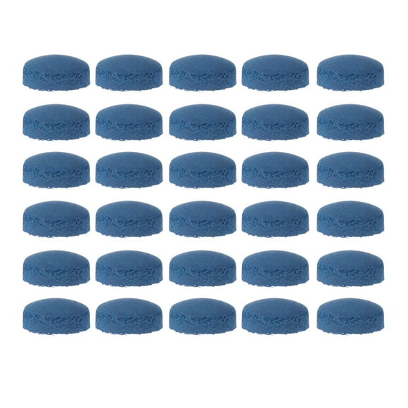 Langgg 30 Pcs Embouts de Queue de Piscine Accessoires de Billard Hauts Dureté Réparation Jeu Bleu 10mm
