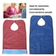 thumbnail image 1 of Baberos impermeables para adultos, lavables y reutilizables, para la hora de la comida, babero doble capa, extra largo, color azul, para hombres y mujeres Ecomeon  no, 1 of 6