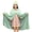 Green, variant on Wiywef Cute Cape Blanket Hooded Home Office Nap Blanket Cartoon Lazy Shawl Cape Winter Coral Velvet Blanket for Office
