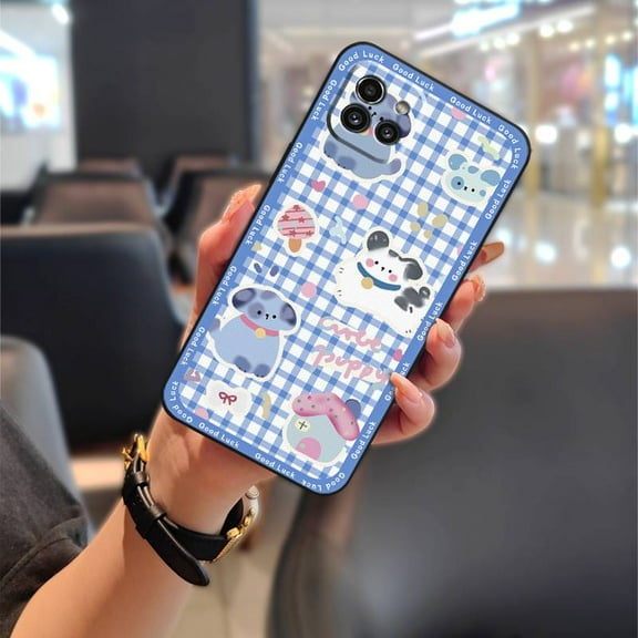 LYM-Phone Case For Samsung Galaxy A03 Euro/166mm, Anti-dust Durable Dirt-resistant Full wrap TPU Protective Cartoon Phone Pouch Fashion Design Silicone Shockproof Back Cover Waterproof
