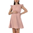 thumbnail image 1 of Lucakuins Vestido de Maternidad para Mujer, Mini Vestido de Embarazo con Cuello Redondo y Cuello Redondo para Casual Diario Lucakuins moda, 1 of 6