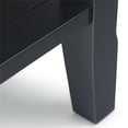 thumbnail image 3 of Home Square 2-Piece Wood 14" Rectangle Narrow Side Table Set in Black, 3 of 10