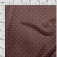 thumbnail image 3 of oneOone Cotton Cambric Maroon Fabric Geometric Diy Clothing Quilting Fabric Print Fabric By Yard 56 Inch Wide, 3 of 4