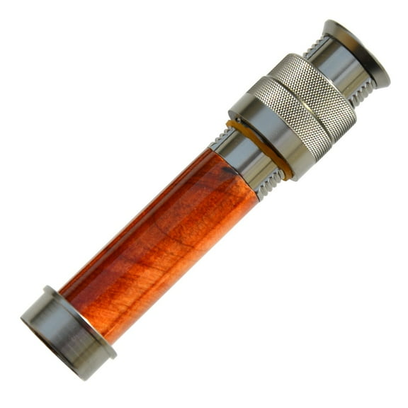 LureSport Fly reel seat wood aluminum body with End Cap ID8.5mm Fishing Rod Building Component Repair fly rod DIY Accessory