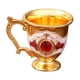 thumbnail image 5 of Copa de vino blanca de metal creativa para el hogar, patrón de aleación, decoración de gemas, juego de vino clásico, múltiples opciones, 5 of 5