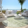 thumbnail image 6 of Addison Rugs Chantille Indoor/Outdoor Transitional Modern Aloe Washable Round Rug, 8' x 8', 6 of 6