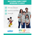 thumbnail image 4 of Disney Mickey Mouse Minnie Mouse Womens Matching Family Hawaiian Button Down Shirt Mom Shirt Medium, 4 of 5