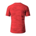 thumbnail image 4 of Fabrcox Camo Men Workout Shirt Quick Dry Crew Neck Shirts for Men Short Sleeve Big and Tall Lightweight Outdoor Running Athletic Graphic T Shirts for Men Red M, 4 of 4