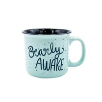 LazyOne Novelty Mugs, Ceramic Gift Mug for Family, Friends, or Coworkers, Bear (Bearly Awake)