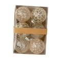 thumbnail image 1 of Juego de 6 piezas de adornos de bolas de Navidad, colgantes con lazo, decoración de de Navidad para compromiso, dormitorio, inauguración de la Estilo B, 1 of 8