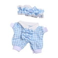thumbnail image 3 of STARTIST 17cm Doll Clothes Comfortable Photo Props Doll Accessories Stylish Crawling Suit blue, 3 of 9