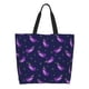 thumbnail image 1 of Balery Eggplant Bolsa Tote Estilo Estético con Cremalleras, Bolsa de Hombro, Bolsa de Compras Grande y Plegable, 1 of 8