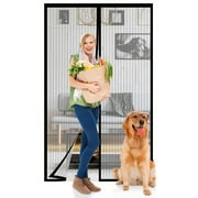 NEWEEN Magnetic Screen Door - 38 Inch x 83 Inch Mesh Door Screen with Magnets, Door Net Fits Door Size 36 inch x 82 inch Hands Free Mesh Partition Keeps Bugs Out