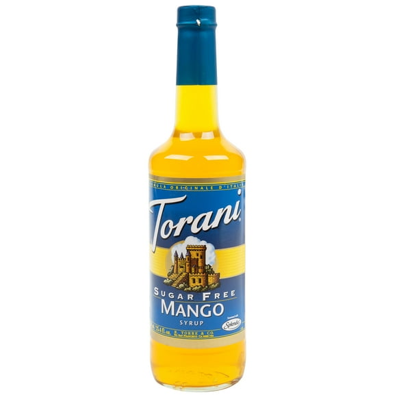 Torani 750 mL Sugar Free Mango Flavoring / Fruit Syrup