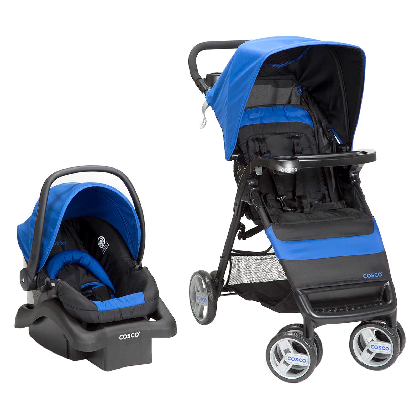 cosco simple fold travel system – sapphire sea – BrickSeek
