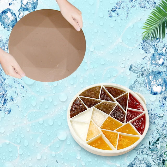 Aidoshy New DIY Ice Mould For Auxiliary Food Box With Silica Gel Ice Lattice And Cover for freezer, Chilling Drinks, Whiskey & Cocktails, BPA-Free