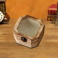 thumbnail image 6 of CarpNettore Wooden Storage Box Organizer Sturdy Keepsake Box for Entryway Kitchen Makeup Octagon Light Brown, 6 of 7