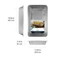 thumbnail image 3 of (2 pack) Mainstays Aluminum Full Steam Pan, 19.5" x 11.6", Giant Disposable Catering Pan, 2 Count, 3 of 6