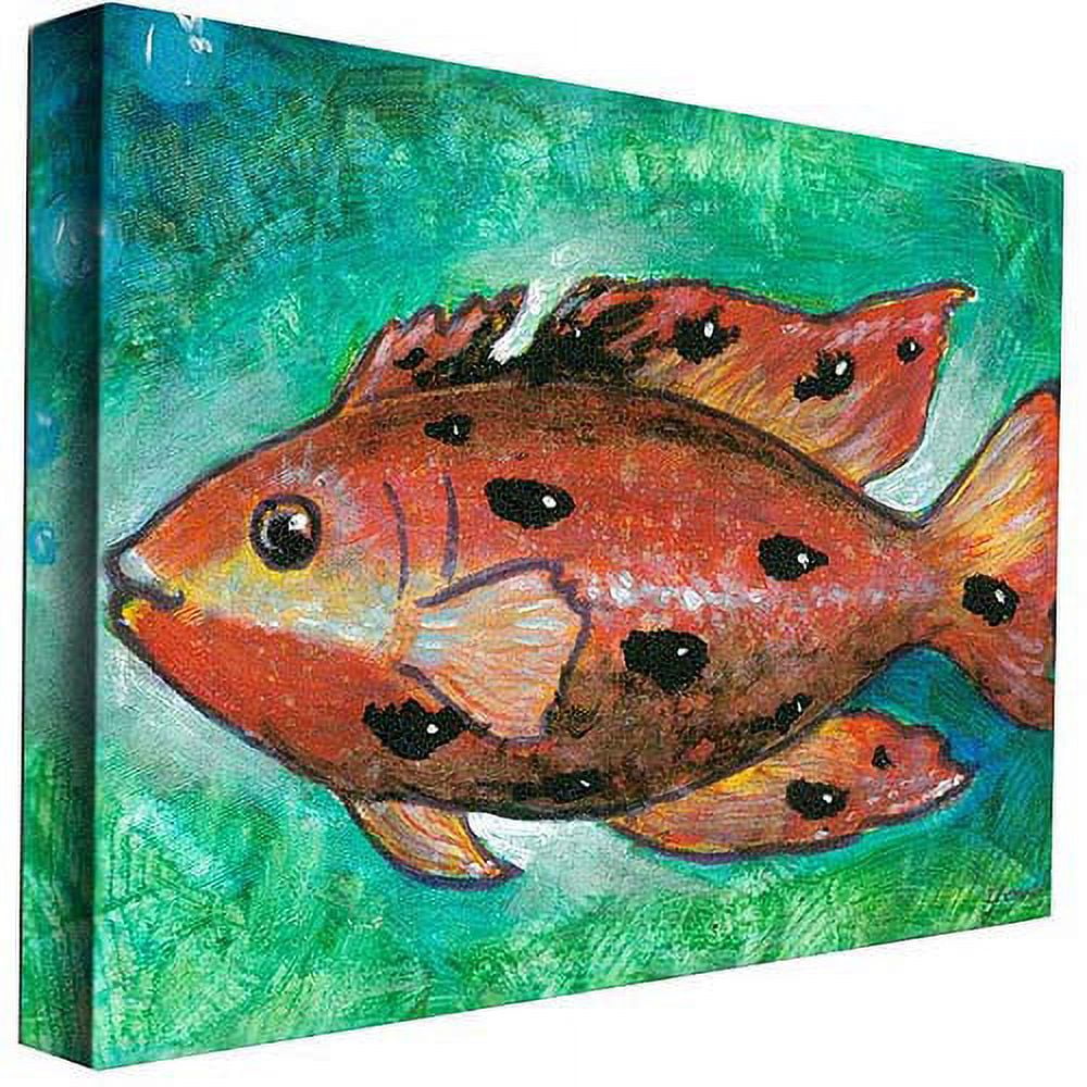 Trademark Fine Art "Orange Fish" Canvas Art