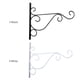 thumbnail image 2 of Ganchos colgantes de plantas Ganchos decorativos de pared de hierro Eccomum Negro/L, 2 of 5