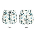 thumbnail image 3 of Salouo Anchors And Shells Print Women's 2 in 1 Running Shorts Double-Layer Shorts Athletic Workout Gym Yoga Shorts Running Shorts for Women-Medium, 3 of 7