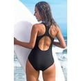 thumbnail image 3 of Charmo Women's One-Piece Swimwear Sports Racerback Beachwear Athletic Monokini Bikini Bathing Suit, 3 of 6