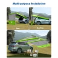 thumbnail image 5 of JOYTUTUS Versatile Vehicle Awning with 3 Removable Sides,UV50+ and Waterproof, SUV Camping Sunshade with Storage Pockets(Gray Green,11.5FT * 7.9FT), 5 of 7