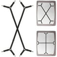thumbnail image 4 of 1 Pcs Attache Triangulaire pour Drap, Sangles de Support Réglables pour Matelas, Protège-Matelas Ajustable Housse de Couette, Support d'Angle pour Drap, Sangles Élastiques, Pinces, Pinces, Tondeuses, 4 of 7