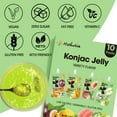 thumbnail image 2 of Hethstia Konjac Jelly, 10 BCF26 Pack - Peach, Mango, Fruit, Green Apple - Vegan, Sugar-Free, Low Calorie, Keto, Gluten-Free, Vitamin C Snack - Refreshing, Drinkable, On-the-Go Healthy Treat, 2 of 3