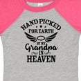 thumbnail image 4 of Inktastic Handpicked for Earth by My Grandpa in Heaven Angel Wings Boys or Girls Baby Bodysuit, 4 of 5