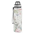 thumbnail image 2 of 32oz Transparent Sports Water Bottle with Straw for Kids Adults Outdoor School Gym Fitness Easter Pattern, 2 of 7