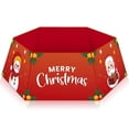 thumbnail image 3 of Cateissary Feliz árbol de Navidad Collar copos de nieve anillo de Navidad fiesta interior exterior suelo Festival decoración artesanía regalo nuevo Kits de decoración para fiestas cuatro Cateissary HA009061-04, 3 of 6