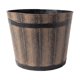 thumbnail image 2 of Maceta de Plástico con Efecto Madera y Bandeja Base – Contenedor Decorativo para Plantas de Interior y Exterior, Ideal para La Decoración Del Hogar y La Jardinería., 2 of 6