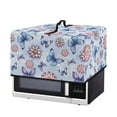 thumbnail image 7 of TSOVTHRID Butterfly Boho Mandala Lotus Print Toaster Oven Cover Stain-Resistant Microwave Dust Cover Dust-Proof Kitchen Machine Covers Suitable for Most Microwave Ovens, 20.9"W x 15.7"D x 12.4"H, L, 7 of 7