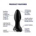 thumbnail image 3 of Satisfyer Rotator Plug 2+ Anal Vibrator with App Control - Vibrating Anal Sex Toy, Butt Plug, Prostate Stimulator Toys, Anal Dildo with Rotating Base - Waterproof, Rechargeable (Black), 3 of 6