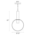 thumbnail image 6 of Sonneman 3761.38 Bubbles 10" Wide Pendant - Brass, 6 of 7