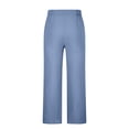thumbnail image 5 of WXLWZYWL Mens Casual Baggy Pants Yoga Harem Pants Lounge Pants Drawstring Men Women, with 2 Big Pockets, 5 of 5