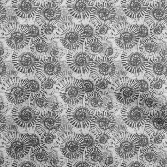 oneOone Cotton Poplin Gray Fabric Ocean Craft Projects Decor Fabric Printed By The Yard 56 Inch Wide
