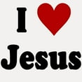 thumbnail image 2 of CafePress - I Love Jesus - White/Black Shot Glass, Unique and Funny Shot Glass, 2 of 2