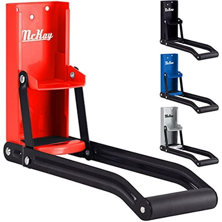 

McKay 16 oz. Metal Can Crusher Heavy-Duty Wall-Mounted Smasher for Aluminum Seltzer Soda Beer Cans and Bottles for Recycling - Red