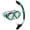Black-Green, variant on US Divers Admiral Snorkel Combo Berry-LightGrey