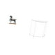 thumbnail image 5 of Figura de caballo,Figura de caballo Escultura animal coleccionable,Mesita de noche de acrílico,Mesa auxiliar de acrílico transparente Mesa auxiliar transparente en capas,Mesa pequeña de, 5 of 8