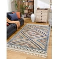 thumbnail image 3 of Unique Loom Aramis Collection Area Rug - Rio (5' 3" x 8' Rectangle Blue/Cream), 3 of 9