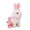 Pink, variant on YIFAEUX Electric Plush Rabbit Toy with Leash Singing Walking Bunny Plushie Toddlers Boys Girls Interactive Simulation Stuffed Animal Toy