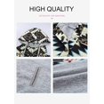 thumbnail image 5 of Women's Lightweight Geometric Print Hoodies Casual Loose Long Sleeve Drawstring Pullover Sweatshirts with Pockets, 5 of 6