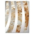 thumbnail image 2 of Designart "Champagne Flow in White and Gold II" Champagne Oversized Wall Mirror - Traditional Food Bathroom Wall Mirror Decor - Multiple Color Options, 2 of 6