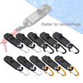 thumbnail image 3 of 10 Bâche Clips Boucles Auvent Bâche Tente Snaps Pinces Randonnée Parasol avec D Mousquetons, 3 of 8