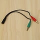 thumbnail image 5 of 4X Divisor de Auriculares para Computadora, Adaptador de Auriculares para PC Audio y Microfono, 3.5 mm Hembra A Dual 3.5 mm Macho, 5 of 5